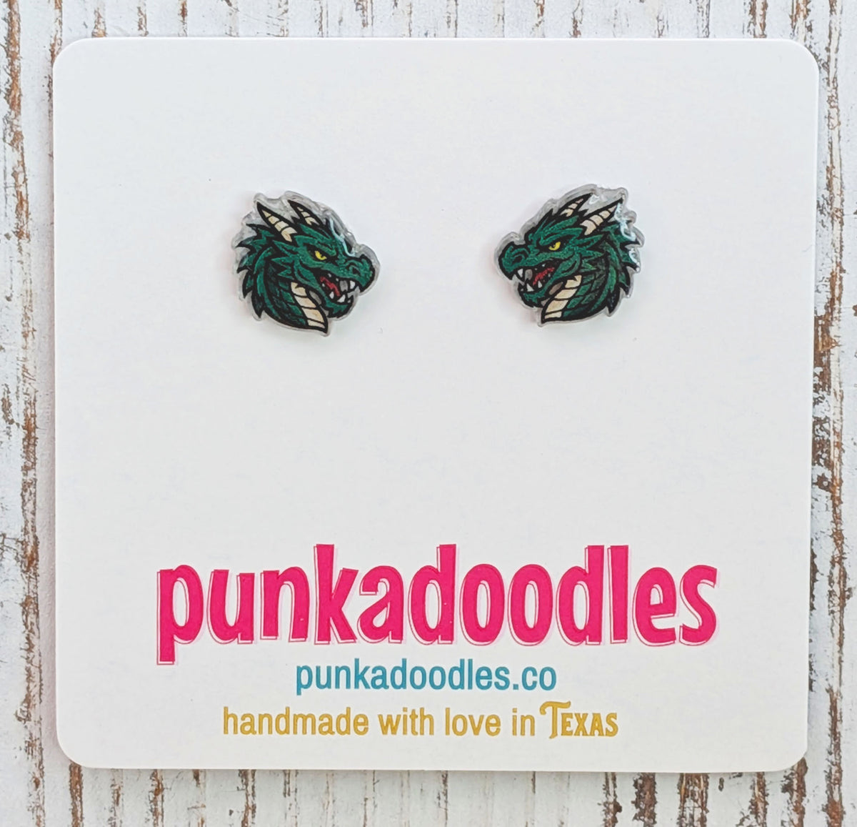 Dragons Mascot Earrings