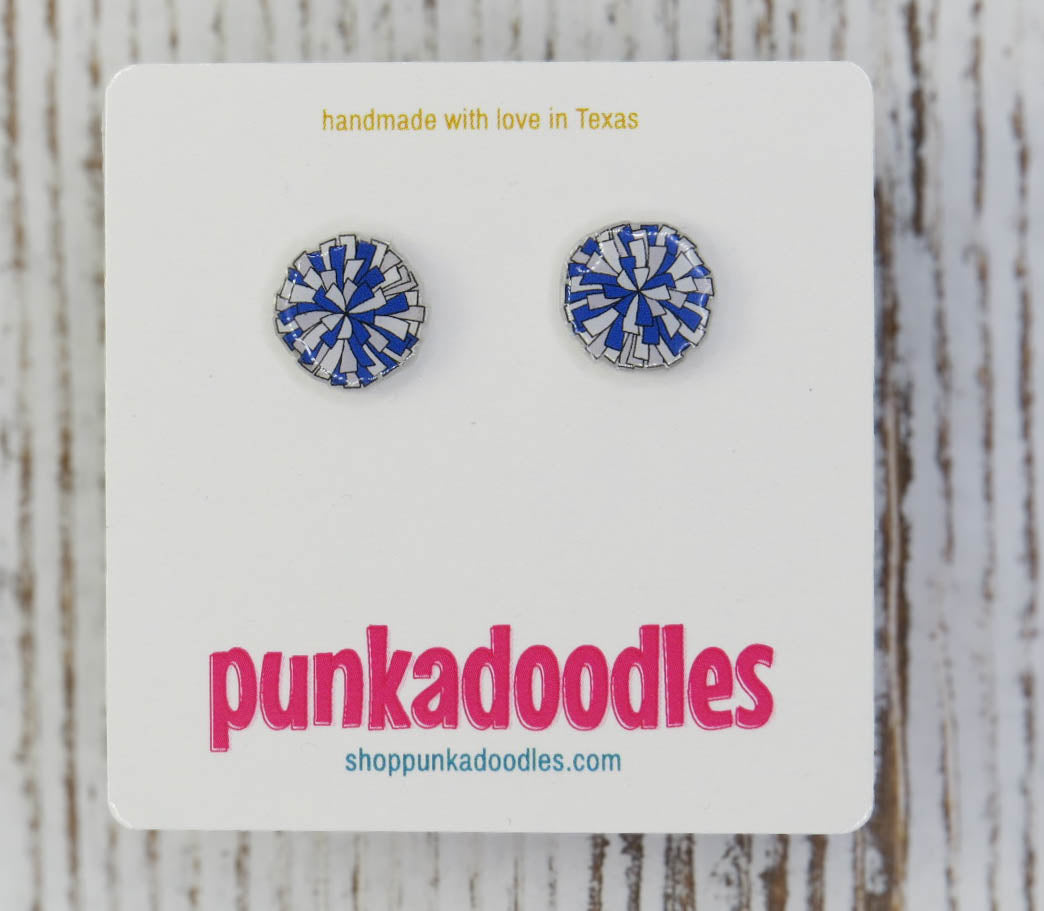 PomPom 3 Color Earrings - Customize Your Colors