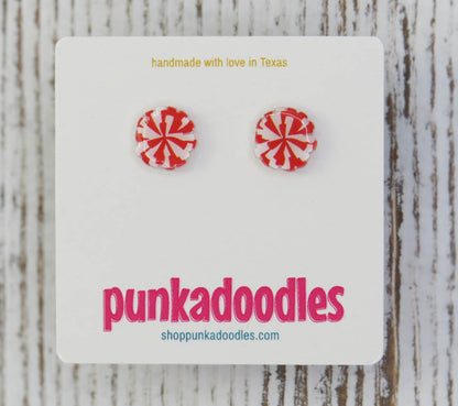 PomPom 2 Color Earrings - Customize Your Colors