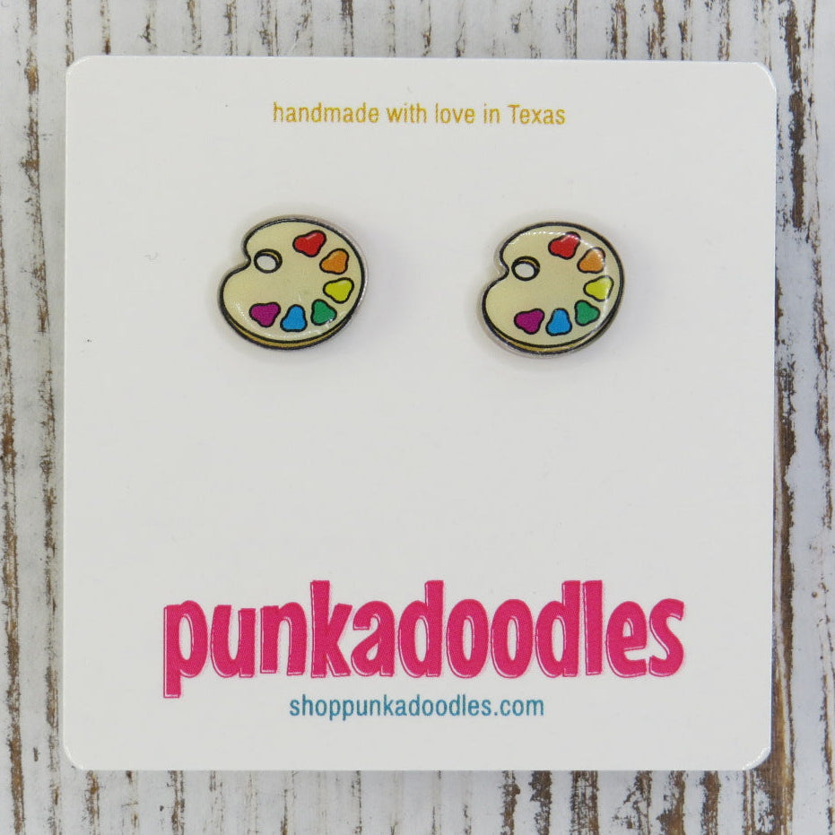 Artist Palette  Earrings