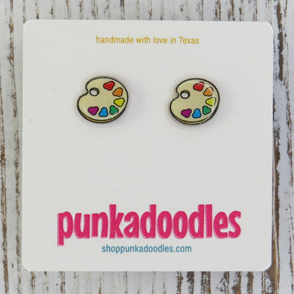 Artist Palette  Earrings