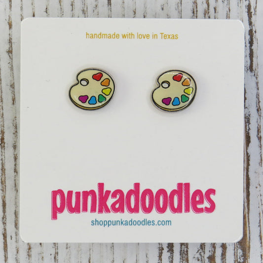 Artist Palette  Earrings