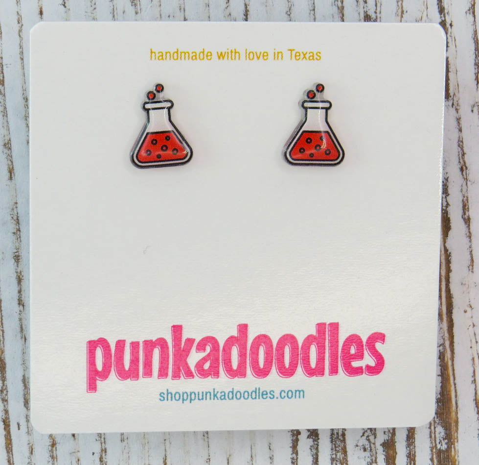 Beaker Earrings