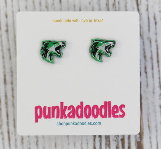 Custom Mascot Stud Earrings