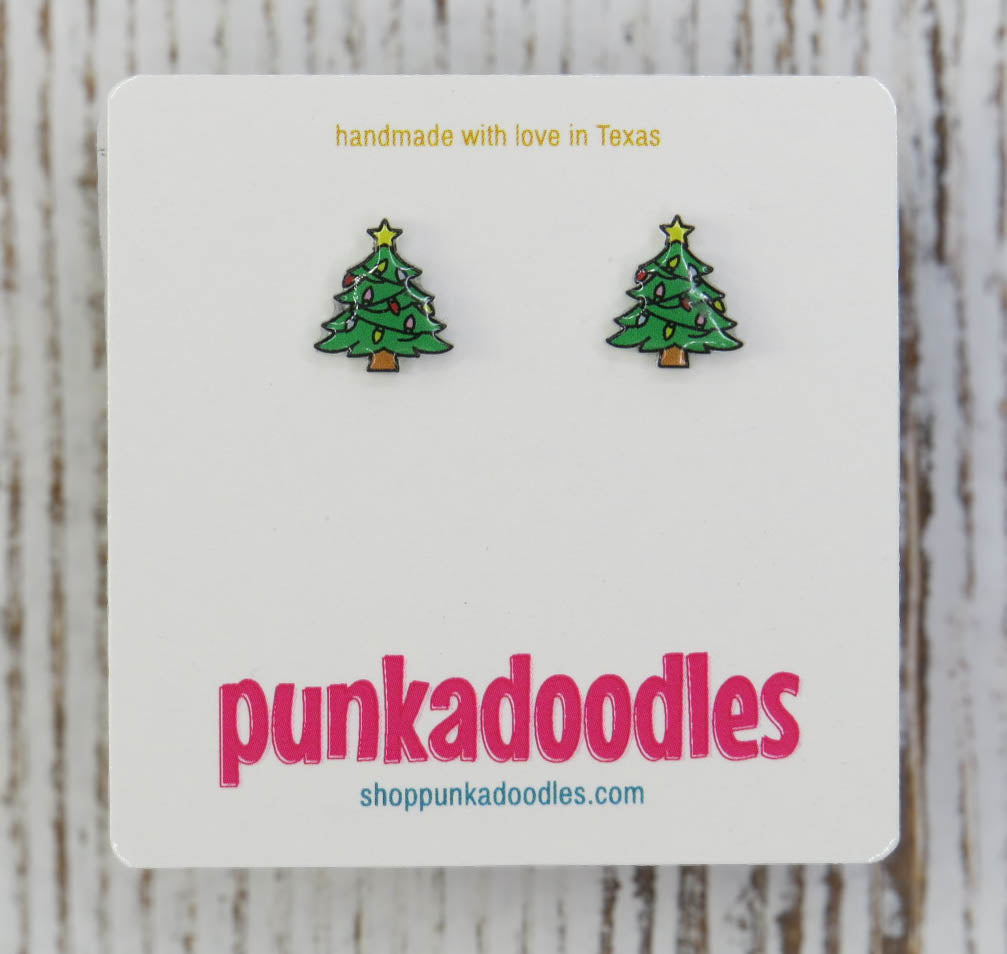 Christmas Tree Earrings