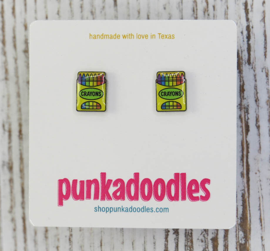 Crayon Box Earrings