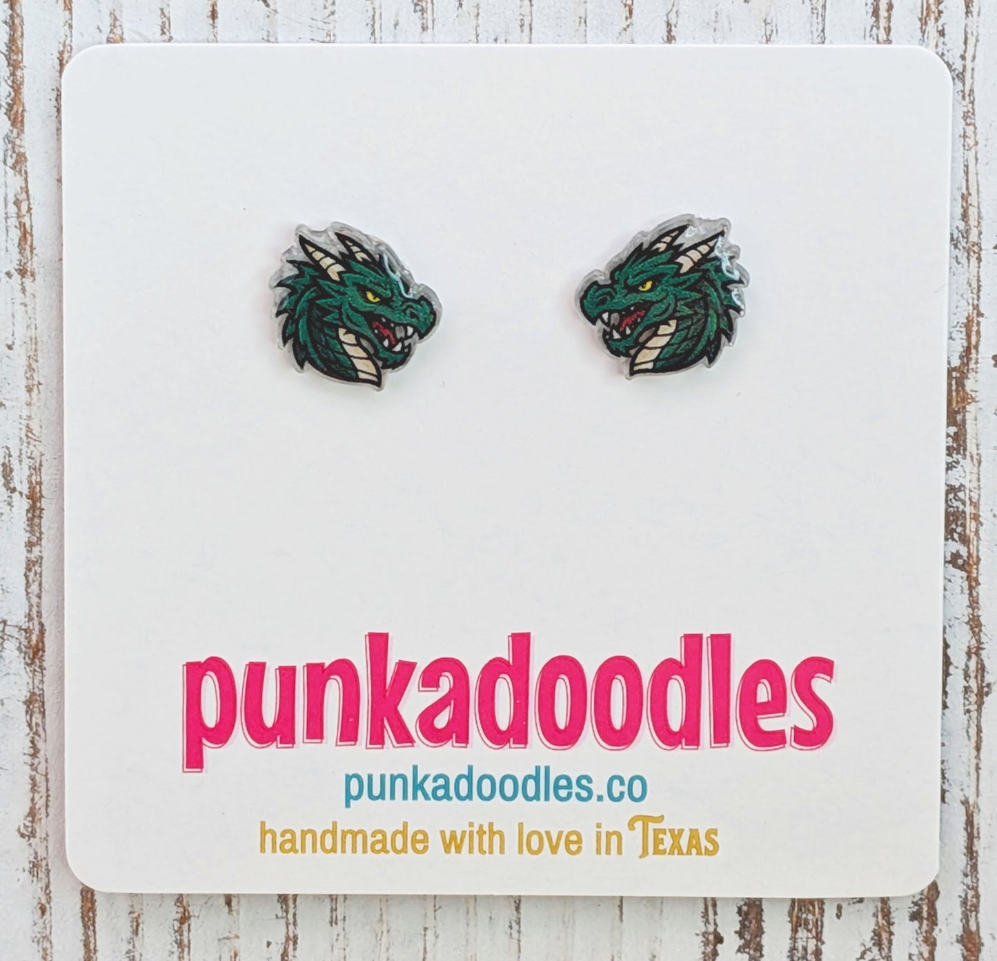 Dragons Mascot Earrings