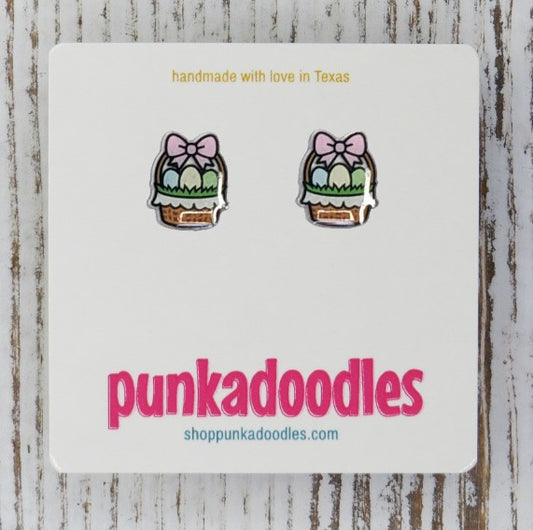 Easter Basket Earrings