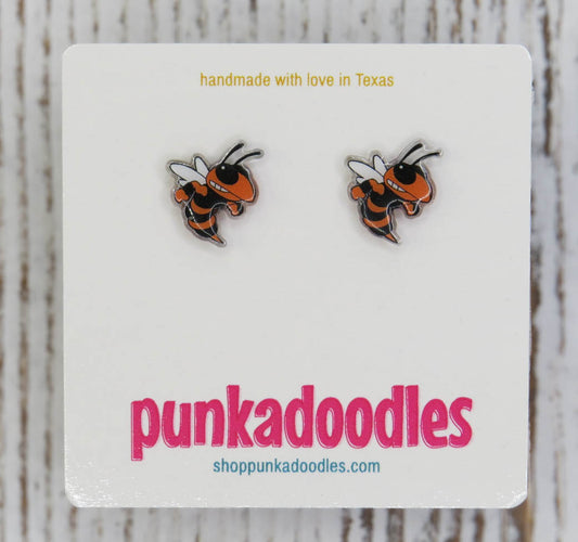 Hornets Mascot Earrings