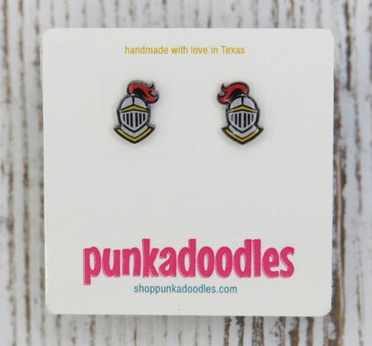 Knights Mascot Earrings