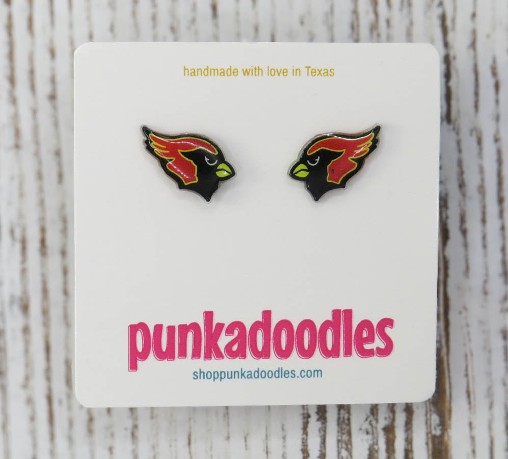 Custom Mascot Stud Earrings