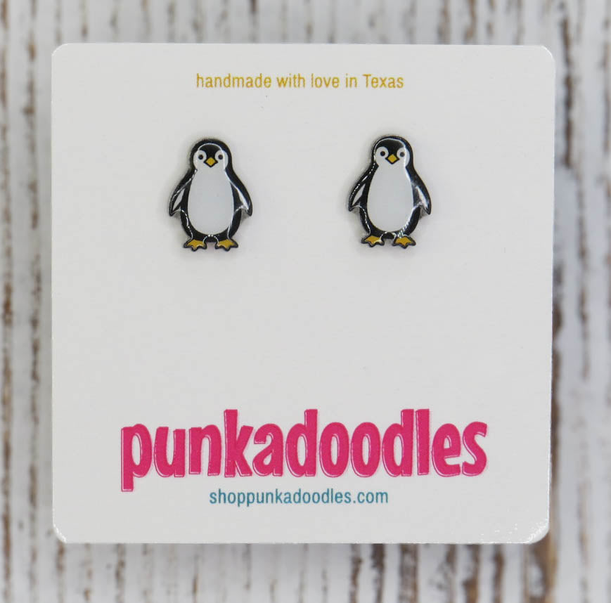 Penguin Earrings