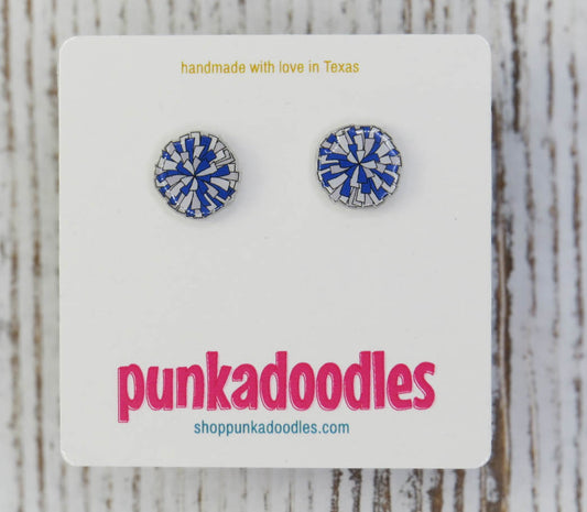 PomPom 3 Color Earrings - Customize Your Colors