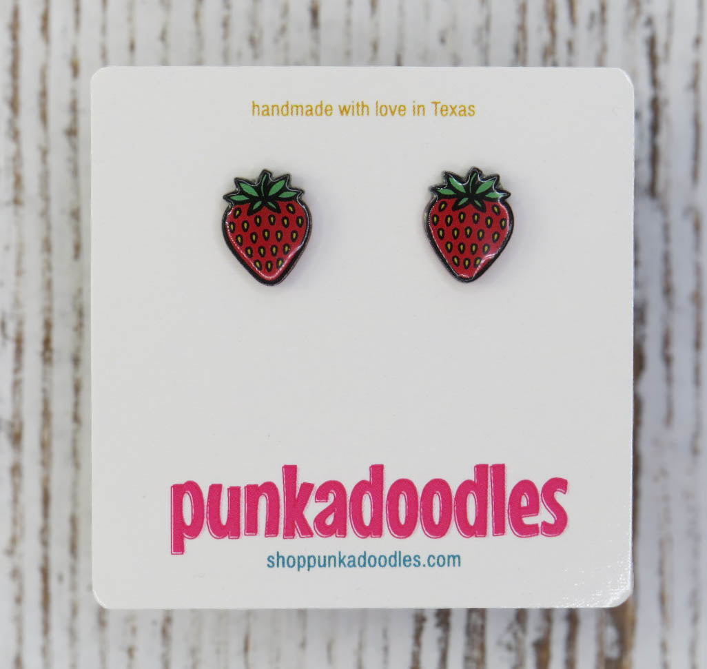 Sweet Strawberry Earrings