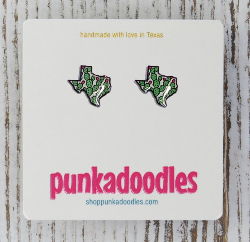 Texas Prickly Pear Earrings
