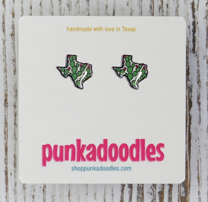 Texas Prickly Pear Earrings