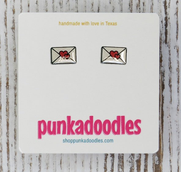 Valentine Letter Earrings